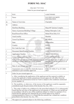 Navjeevan Moti Foundation