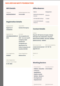 Navjeevan Moti Foundation